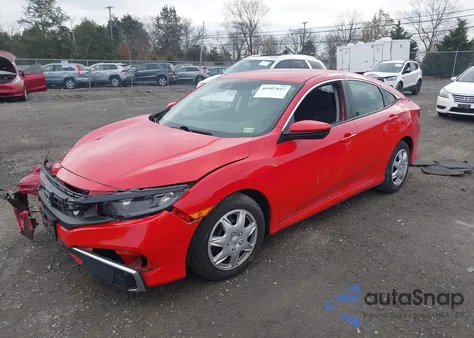 2019 Honda Civic Lx из США, поврежденный, VIN 2HGFC2F65KH501927